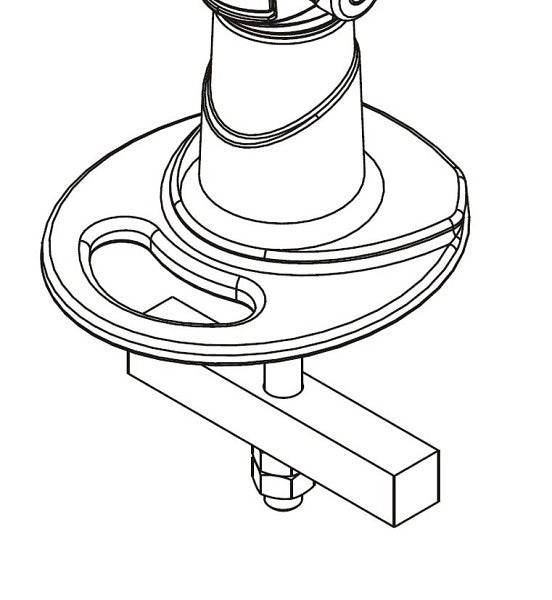 NewStar-Montageplatte für Schreibtisch-Transit FPMA-D940GROMMET