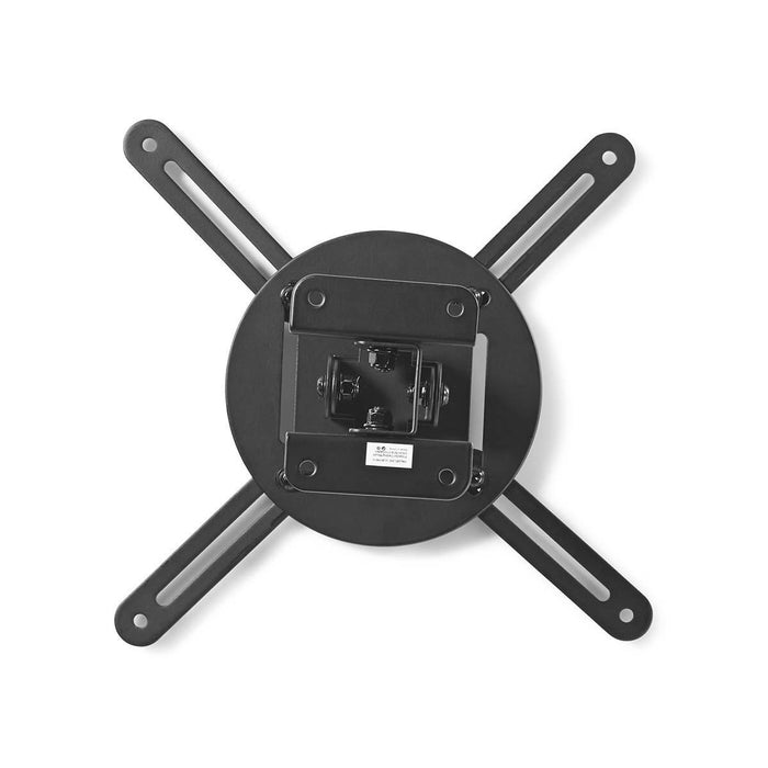 Deckenhalterung für Projektor | 360° drehbar | max. 10kg | Abstand zur Wand von 130 mm | Schwarz