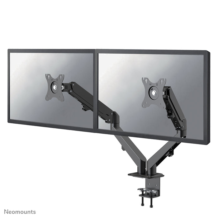 DS70-700BL2 vollbewegliche Monitor-Tischhalterung für 17-27-Zoll-Bildschirme – Schwarz