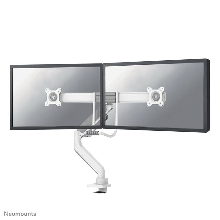 DS75-450BL2 vollbewegliche Monitor-Tischhalterung für 17-32-Zoll-Bildschirme – Weiß