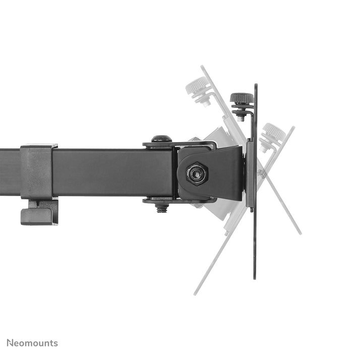 FPMA-D550BLACK ist eine Tischhalterung mit 3 Drehpunkten für Flachbildschirme bis 32 Zoll – Schwarz