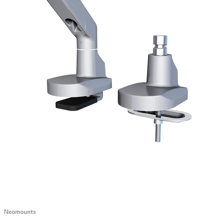 FPMA-D750SILVER2 ist eine Tischhalterung mit Gasfeder für Flachbildschirme bis 32 Zoll (81 cm).