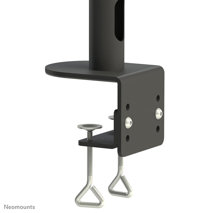 FPMA-D960BLACKPLUS ist eine Tischhalterung mit 3 Drehpunkten für gebogene Bildschirme bis zu 49 Zoll (124 cm).