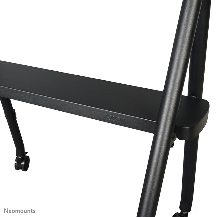 NS-M1500BLACK ist ein mobiles Möbel für Flachbildschirme bis 65 Zoll (165 cm). inkl. Laptopablage - Schwarz