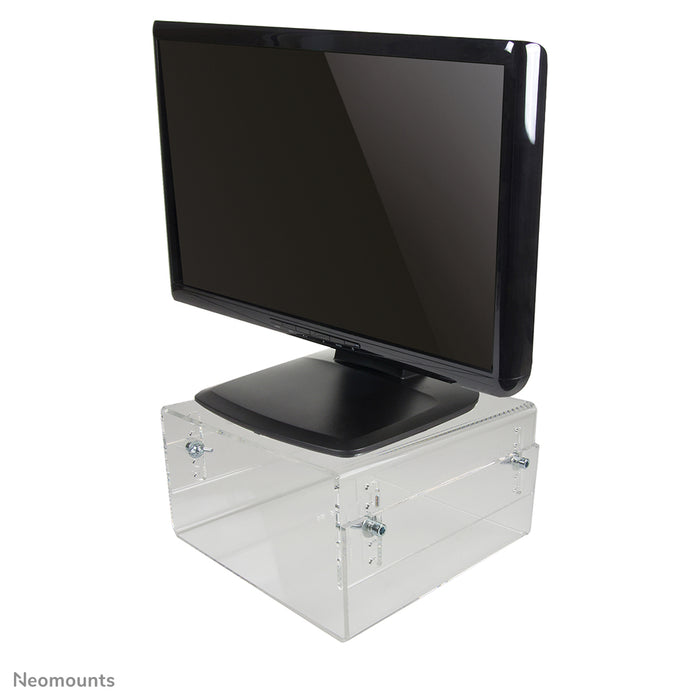 NSMONITOR40 ist ein Acryl-Riser für LCD-/TFT-/CRT-Bildschirme.