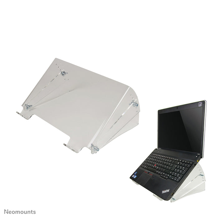 NSNOTEBOOK300 ist ein Acryl-Riser für Notebooks.