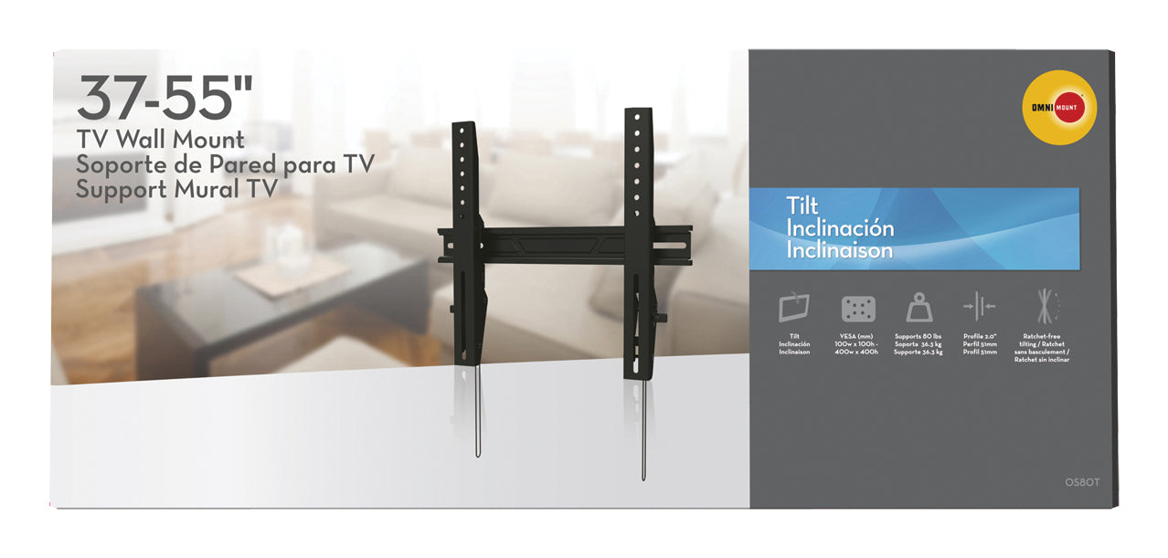 Flache TV-Halterung für maximal 42"