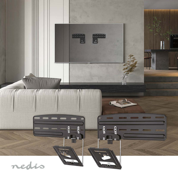 Nedis Vaste TV-Muurbeugel 43-85 Inch | Max 60 kg | Micro-Gap Design