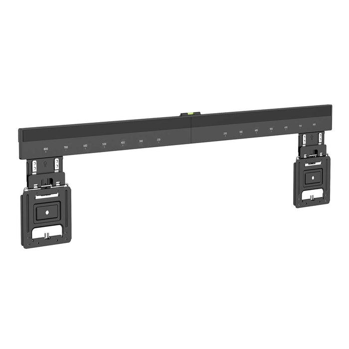 Nedis Vaste TV-Muurbeugel 43-100 Inch - Ultra Dunne Micro-Gap - Max. 75 kg - Zwart - VESA Compatibel.