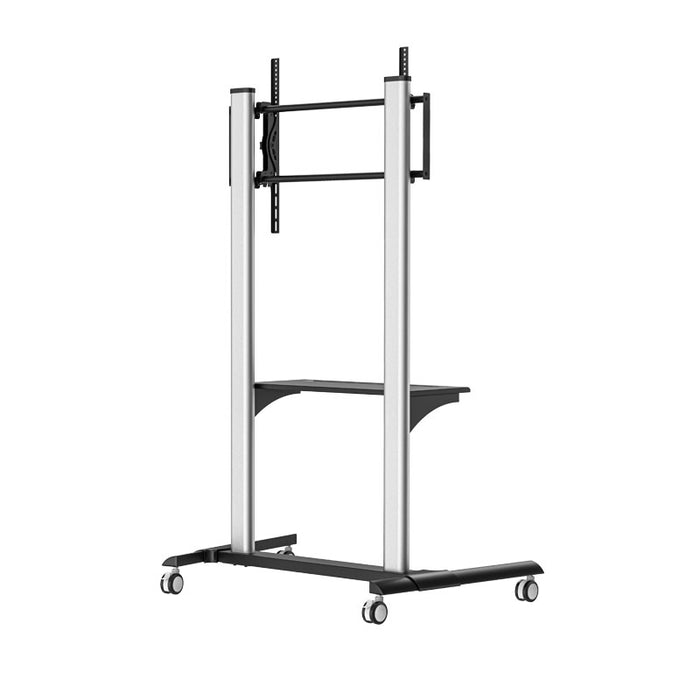 Rollbarer TV Ständer bis 100 Zoll – Schwer belastbar | Wolff Mount | VESA 800x600 | 80 KG