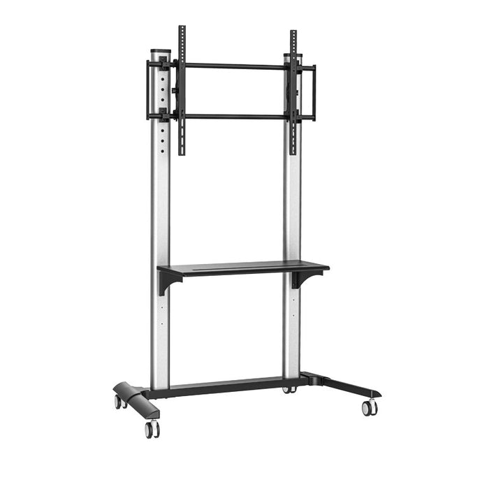 Rollbarer TV Ständer bis 100 Zoll – Schwer belastbar | Wolff Mount | VESA 800x600 | 80 KG