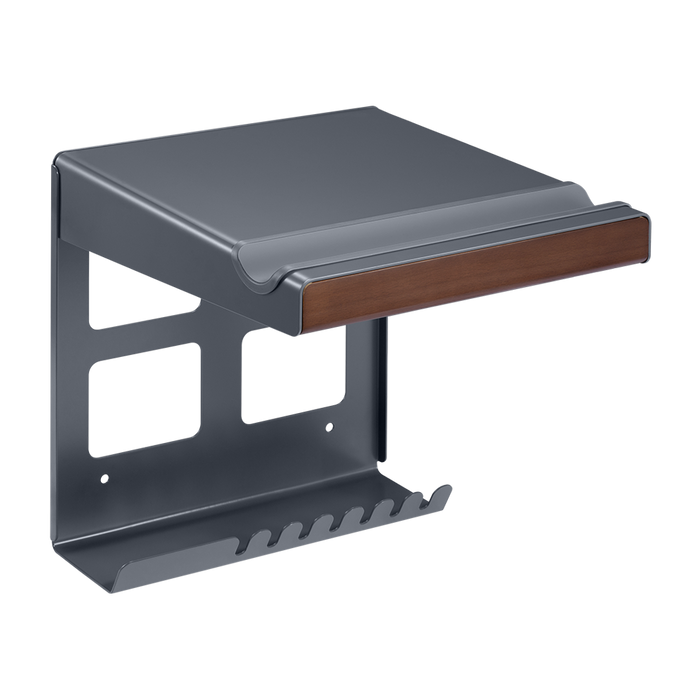 Wolff Mount Metall-Rennrad-Wandhalterung Dutch Orange mit Ablagefach