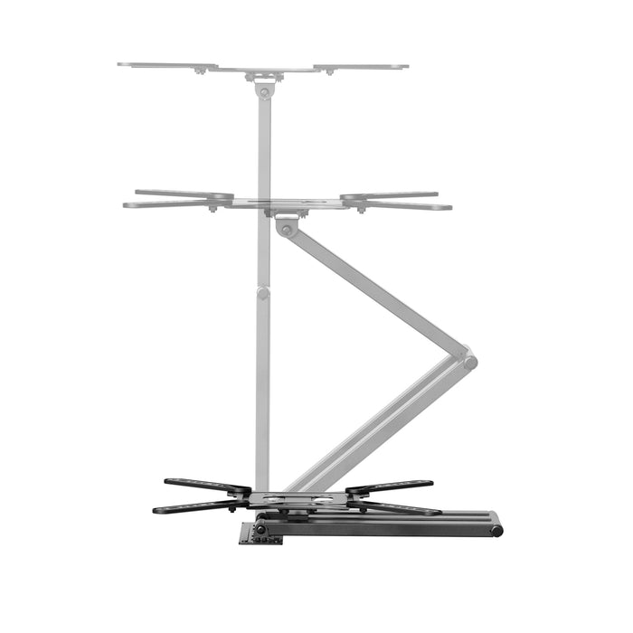 Wolff Mount universelle lange TV-Halterung für Bildschirme bis 65 Zoll (73 cm Wandabstand) mit VESA 400x400
