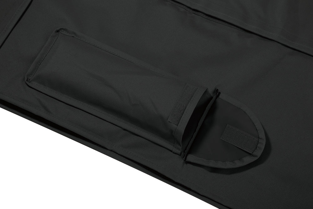 Outdoor TV-Schutzhülle | 30" - 32" | Hochwertiges Oxford-Gewebe | Separates Fach für Fernbedienung | Schwarz