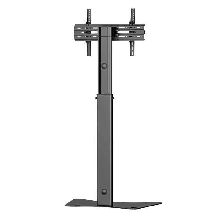 WOLFF MOUNT TV Bodenständer Schwarz – Universeller TV-Ständer 32 bis 70 Zoll – Höhenverstellbar – VESA bis 800x400 – Max. 50 kg – Freistehend