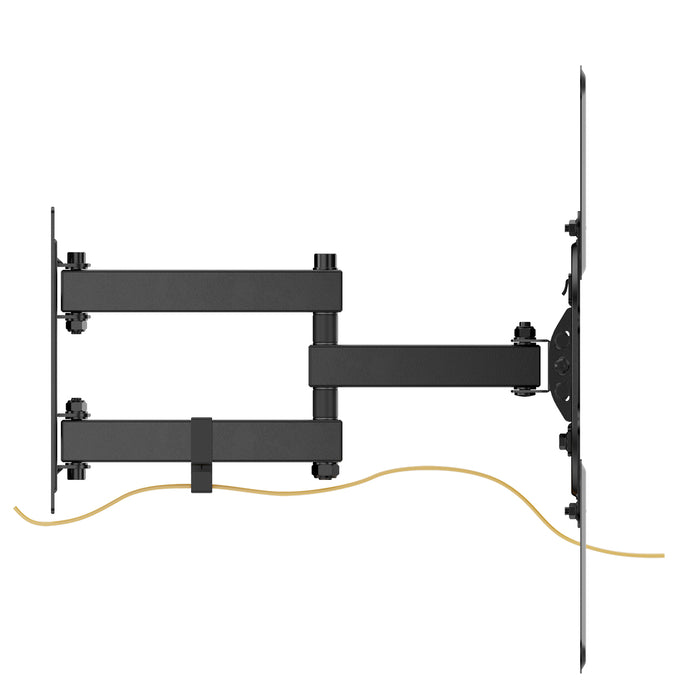 Wolff Mount BUDGET Drehbare Wandhalterung für Bildschirme bis 43 Zoll |VESA 400x400|Universal