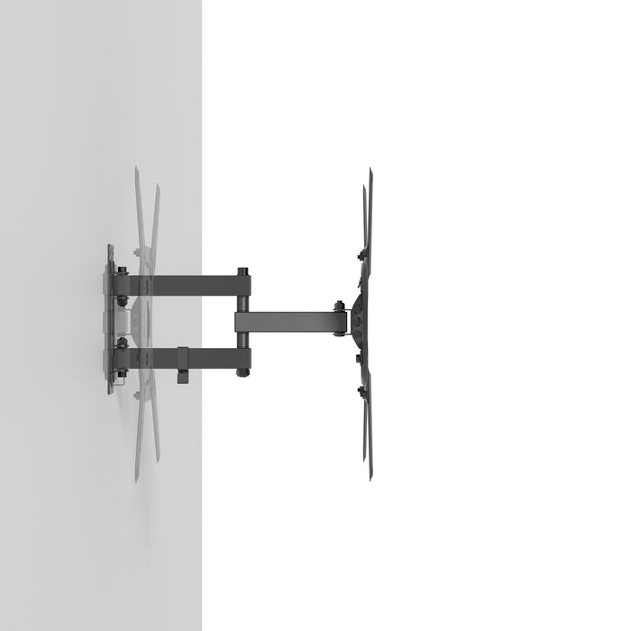 Wolff Mount BUDGET Drehbare Wandhalterung für Bildschirme bis 43 Zoll |VESA 400x400|Universal