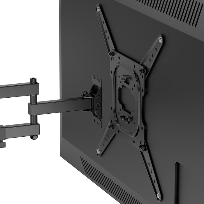 Wolff Mount BUDGET Drehbare Wandhalterung für Bildschirme bis 43 Zoll |VESA 400x400|Universal
