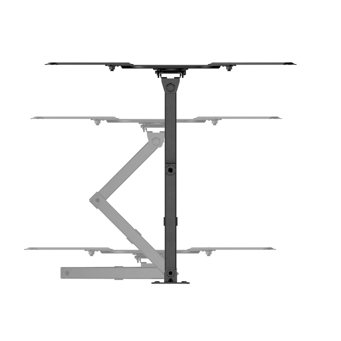 Wolff Mount BUDGET Drehbare Wandhalterung für Bildschirme bis 43 Zoll |VESA 400x400|Universal