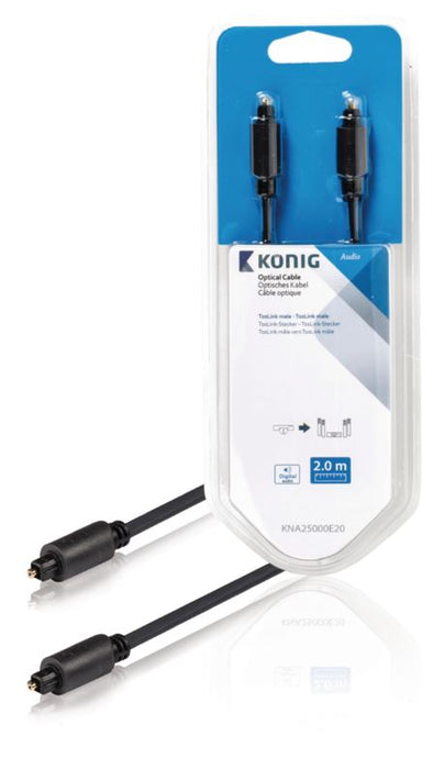 König Digitalkabel TosLink Stecker