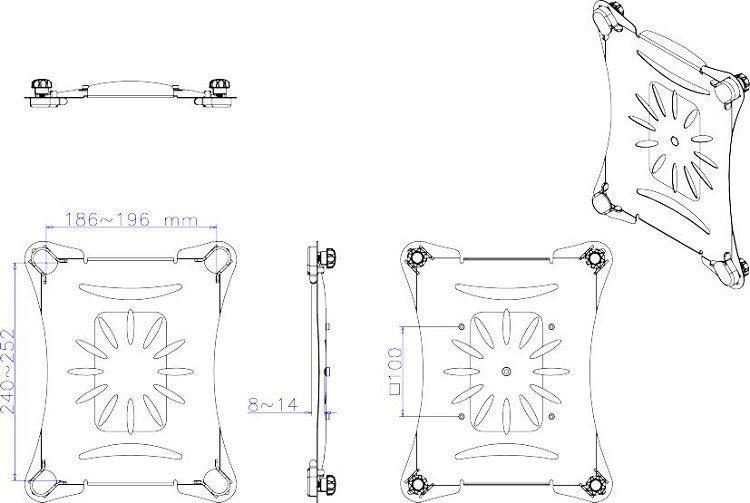 NewStar TABLET-10 universelle Tablet-Unterstützung