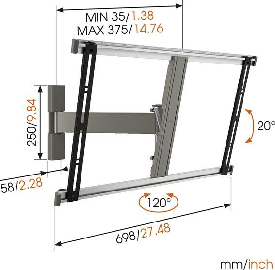 Vogels THIN 325 Wandhalterung