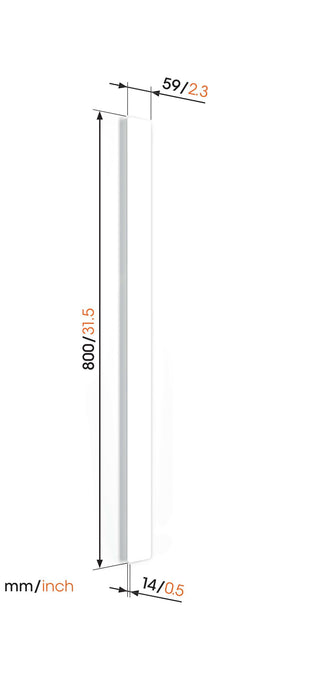 Vogel's Kabelkanal weiß 80 cm